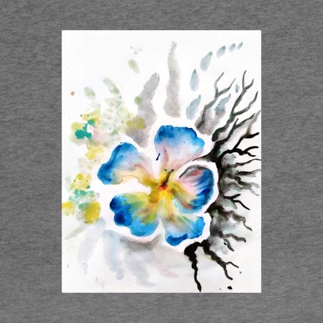 Watercolor flower by CORinAZONe